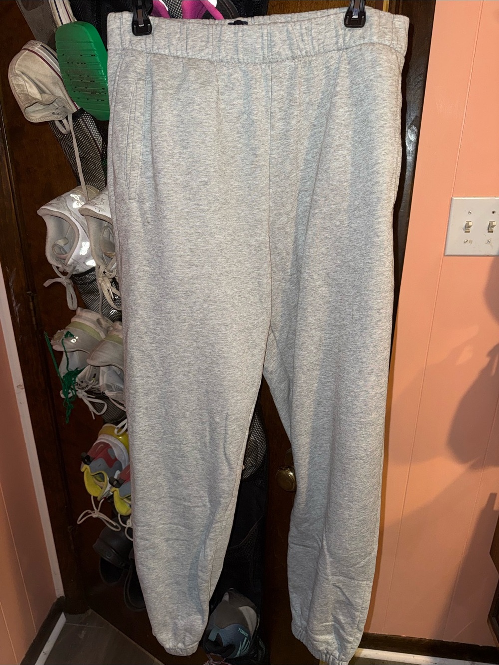 GAP Light Gray Women's Jogger Sweatpants